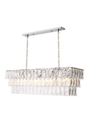 Rectangular Crystals Chandelier | Eichholtz Amazone | OROA TRADE