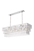 Rectangular Crystals Chandelier | Eichholtz Amazone | OROA TRADE