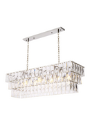 Rectangular Crystals Chandelier | Eichholtz Amazone | OROA TRADE