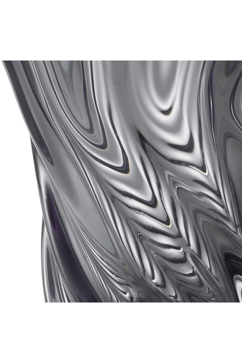 Gray Hand-Blown Glass Vase | Eichholtz Angelia | OROATRADE.com