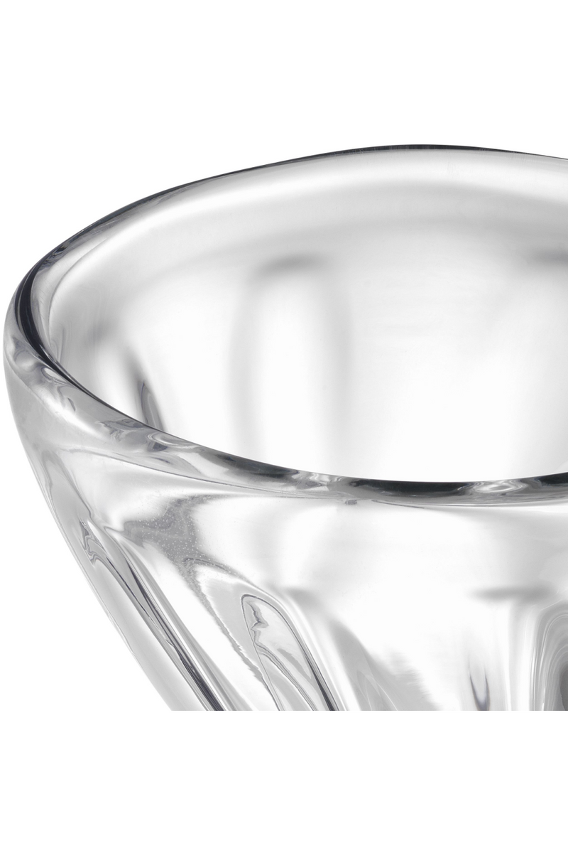 Hand-Blown Clear Glass Vase | Eichholtz Angelia | OROATRADE.com