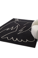 Black Wool Carpet 10' x 13' | Eichholtz Piccione | Oroatrade.com