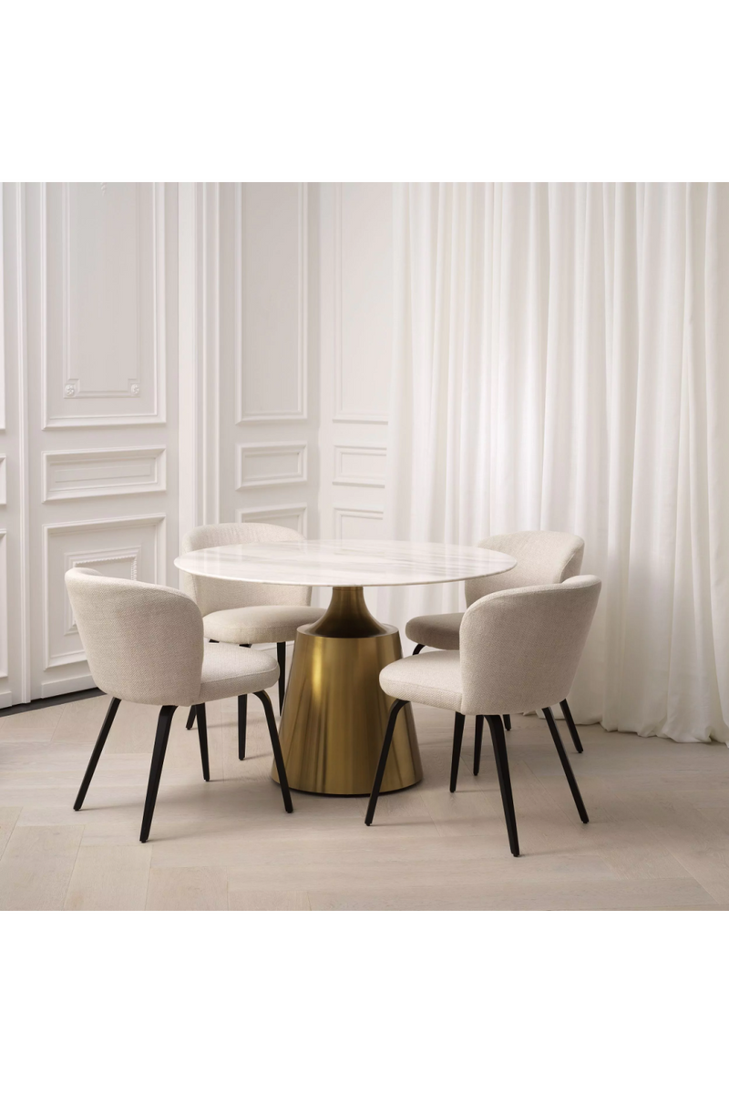 Round Marble Dining Table | Eichholtz Nathan | Oroatrade.com