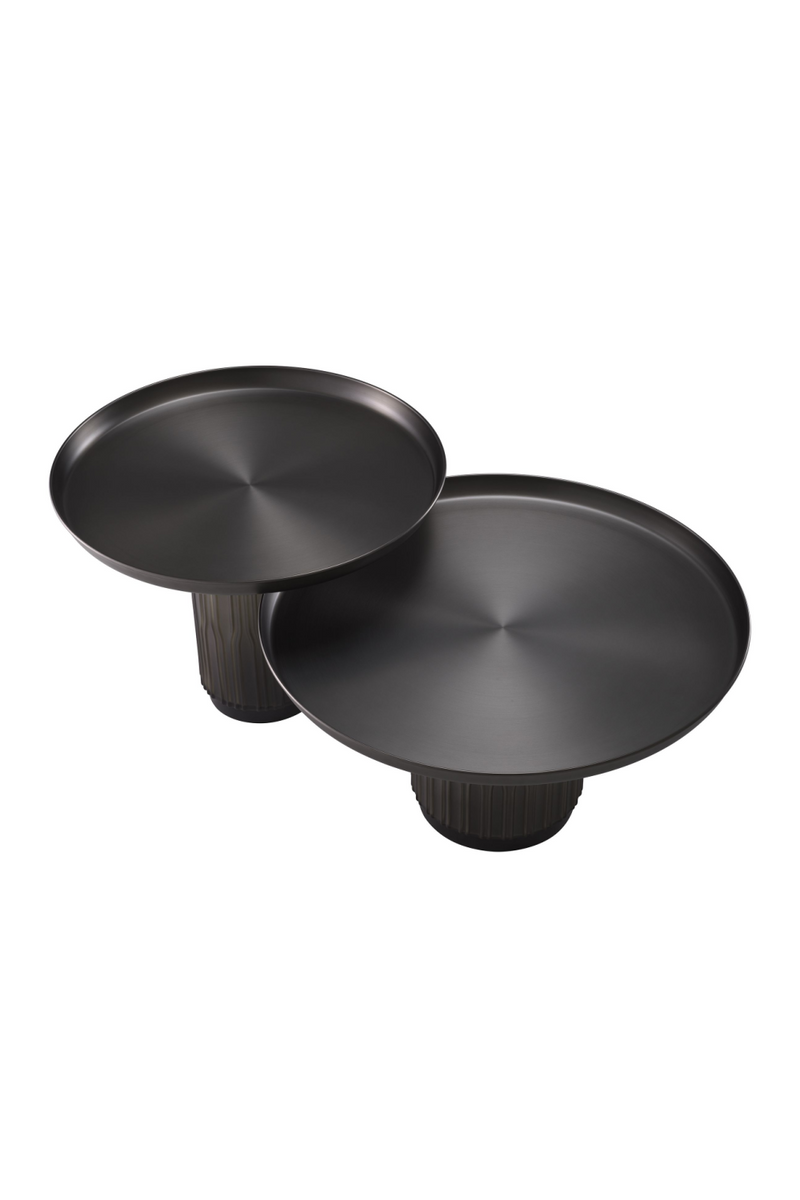 Black Gunmetal Coffee Tables Set (2) | Eichholtz Zachary | OROA TRADE