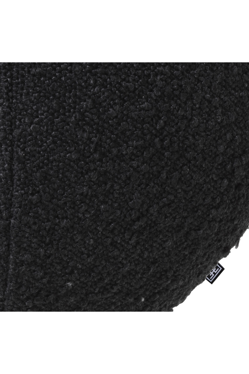 Black Bouclé Ball Cushion | Eichholtz Palla | Oroatrade.com