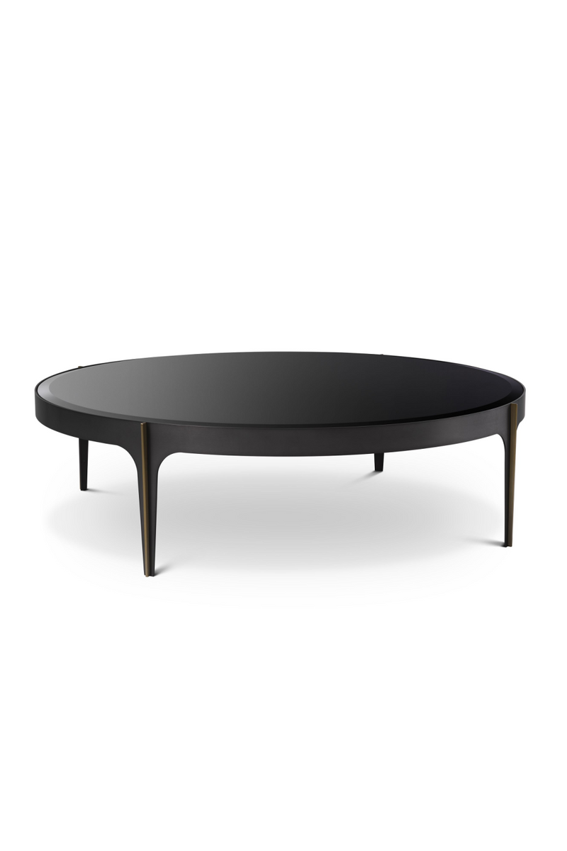Bronze Frame Black Coffee Table | Eichholtz Artemisa - L | OROA TRADE