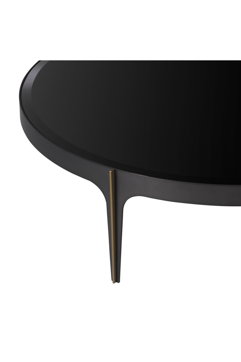 Bronze Frame Black Coffee Table | Eichholtz Artemisa - L | OROA TRADE