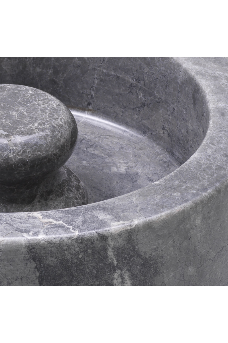 Gray Marble Round Bowl | Eichholtz Poulsen | OROA TRADE