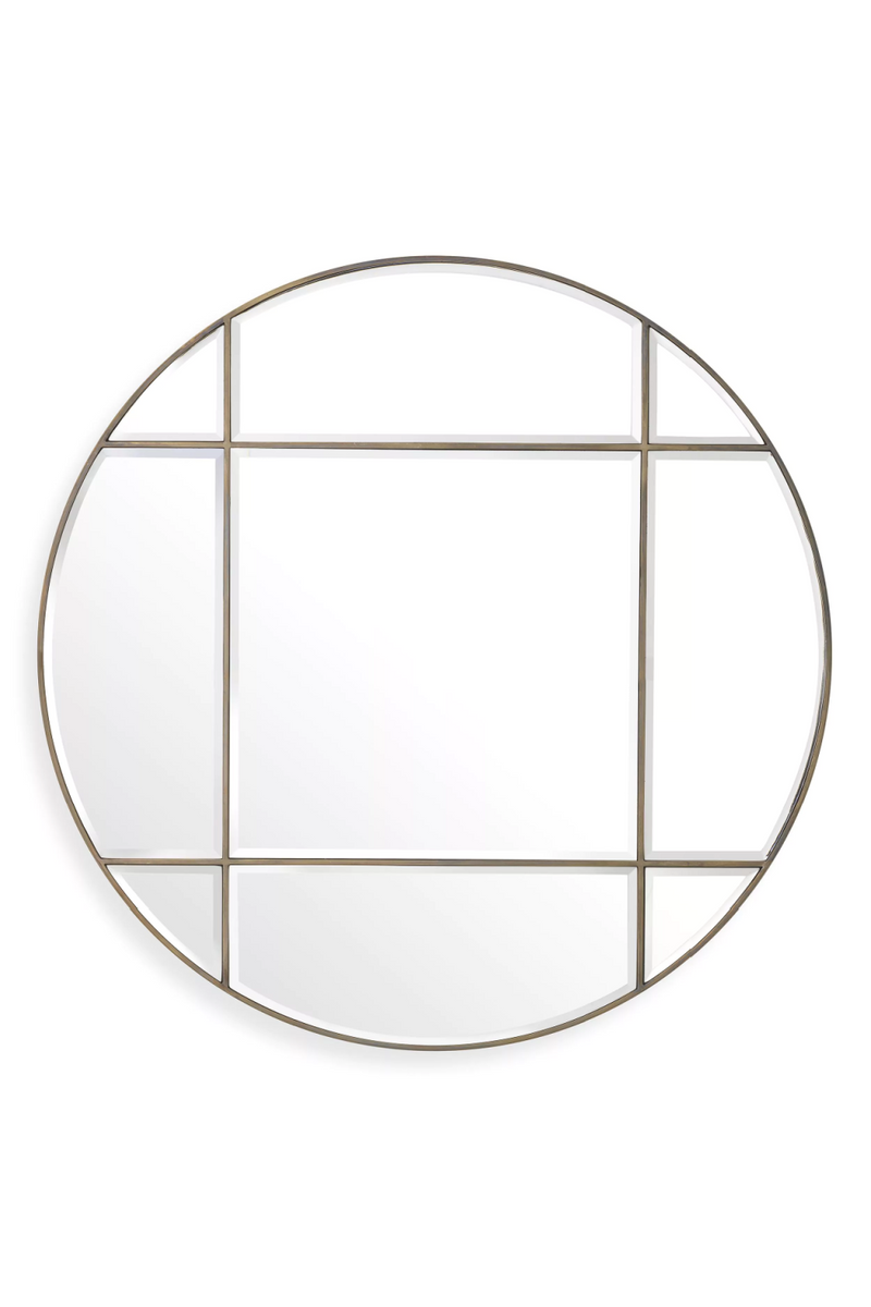 Metallic Framed Round Mirror | Eichholtz Beaumont | OROATRADE.com