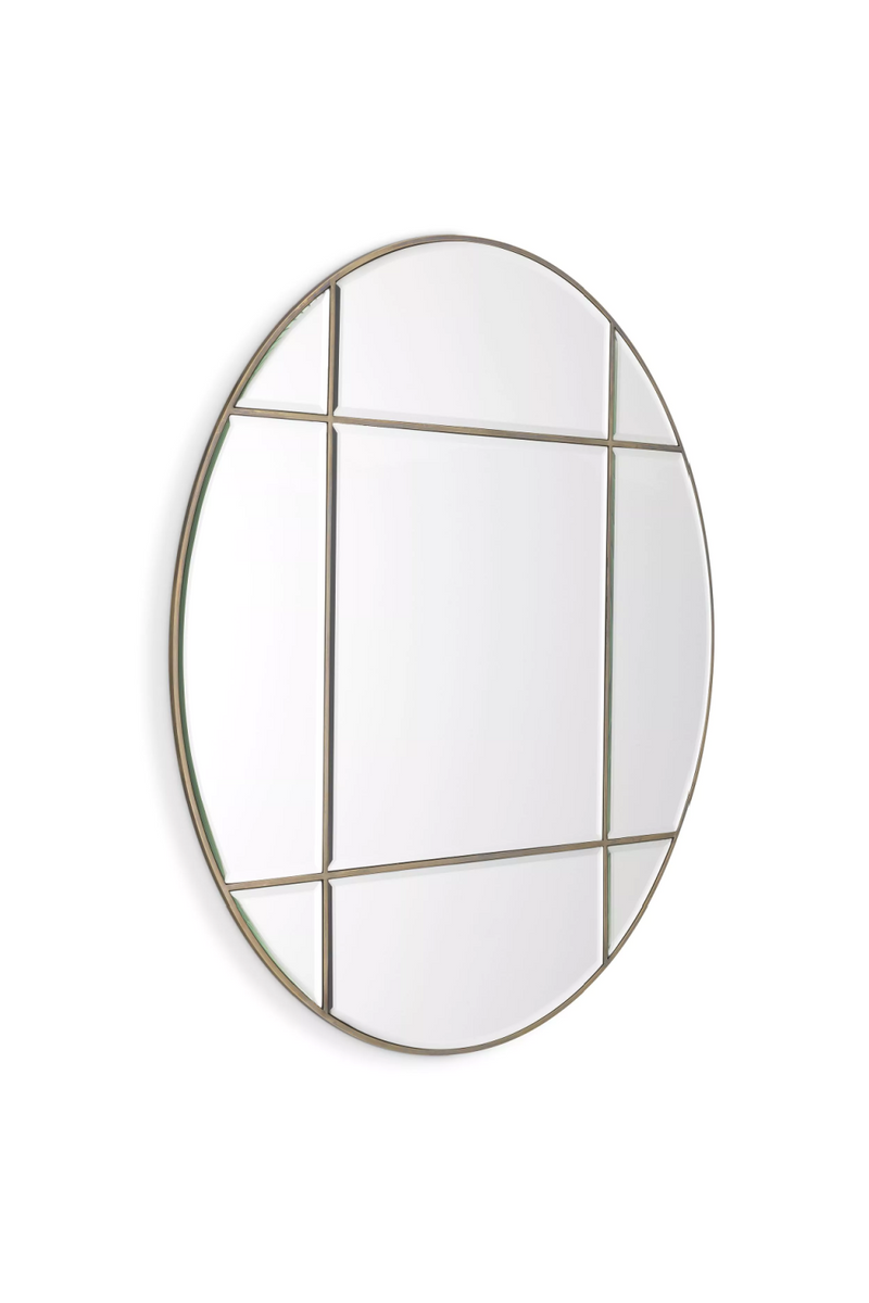 Metallic Framed Round Mirror | Eichholtz Beaumont | OROATRADE.com