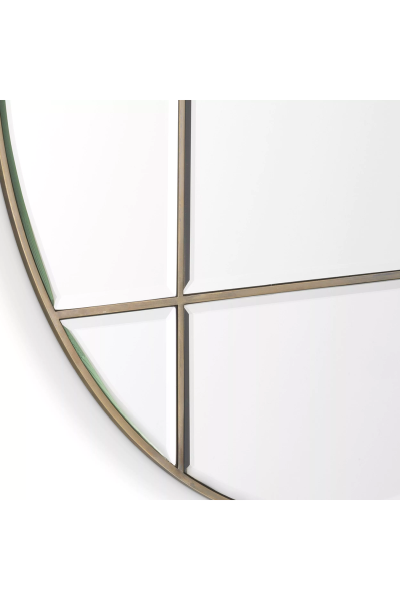 Metallic Framed Round Mirror | Eichholtz Beaumont | OROATRADE.com