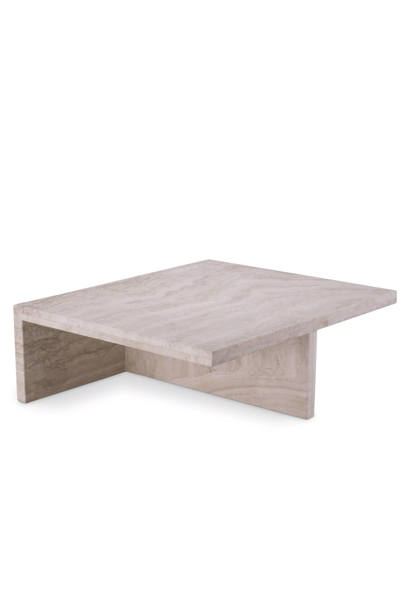 Minimalist Travertine Coffee Table | Eichholtz Amara | Oroatrade.com