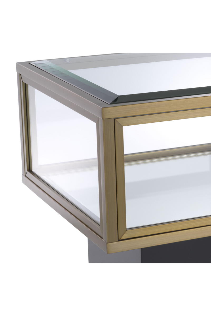 Brass Framed Glass Side Table | Eichholtz Ryan | Oroa.com