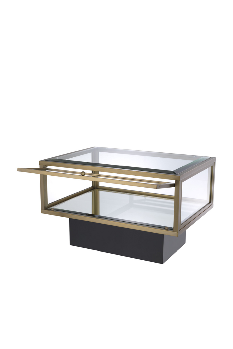 Brass Framed Glass Side Table | Eichholtz Ryan | Oroa.com