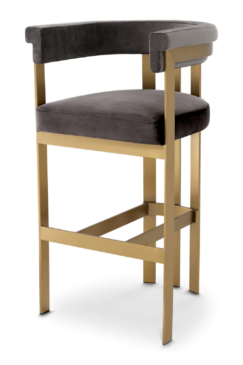 Modern Curved Bar Stool | Eichholtz Clubhouse | Oroatrade.com