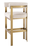 Modern Curved Bar Stool | Eichholtz Clubhouse | Oroatrade.com