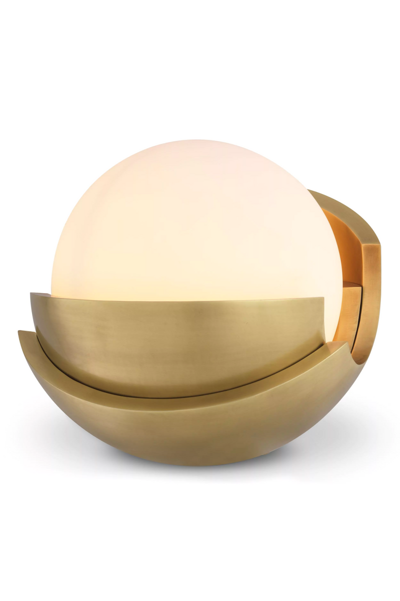 Modern Brass Globe Table Lamp | Eichholtz Cabo | Oroatrade.com