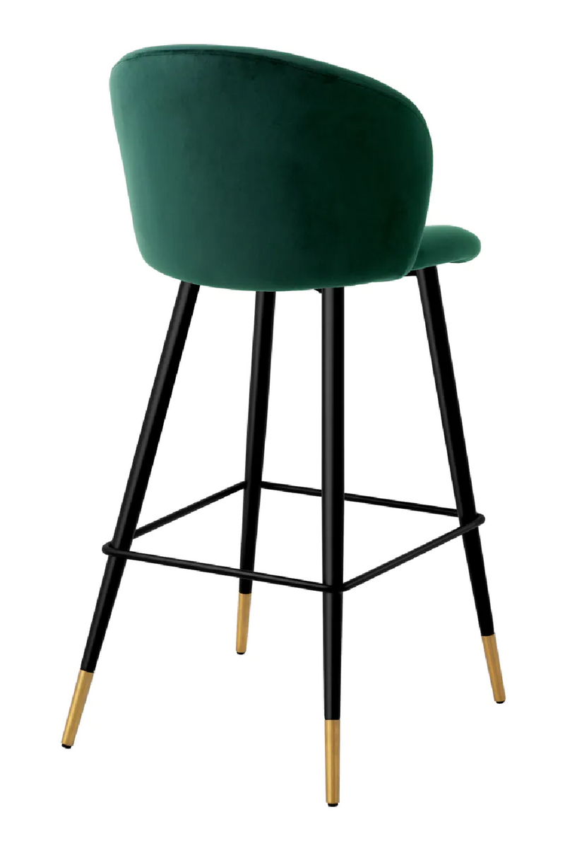 Vintage Inspired Velvet Bar Stool | Eichholtz Volante | Oroatrade.com