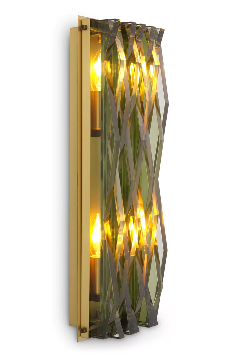 Geometrical Glass Wall Lamp L | Eichholtz Nuvola | OROA TRADE