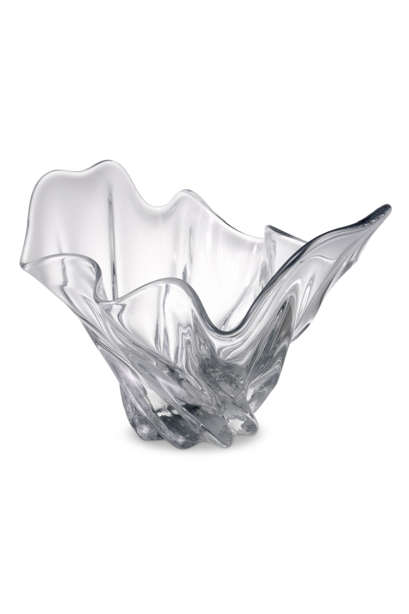 Clear Glass Hand-Blown Bowl | Eichholtz Ace | Oroatrade.com