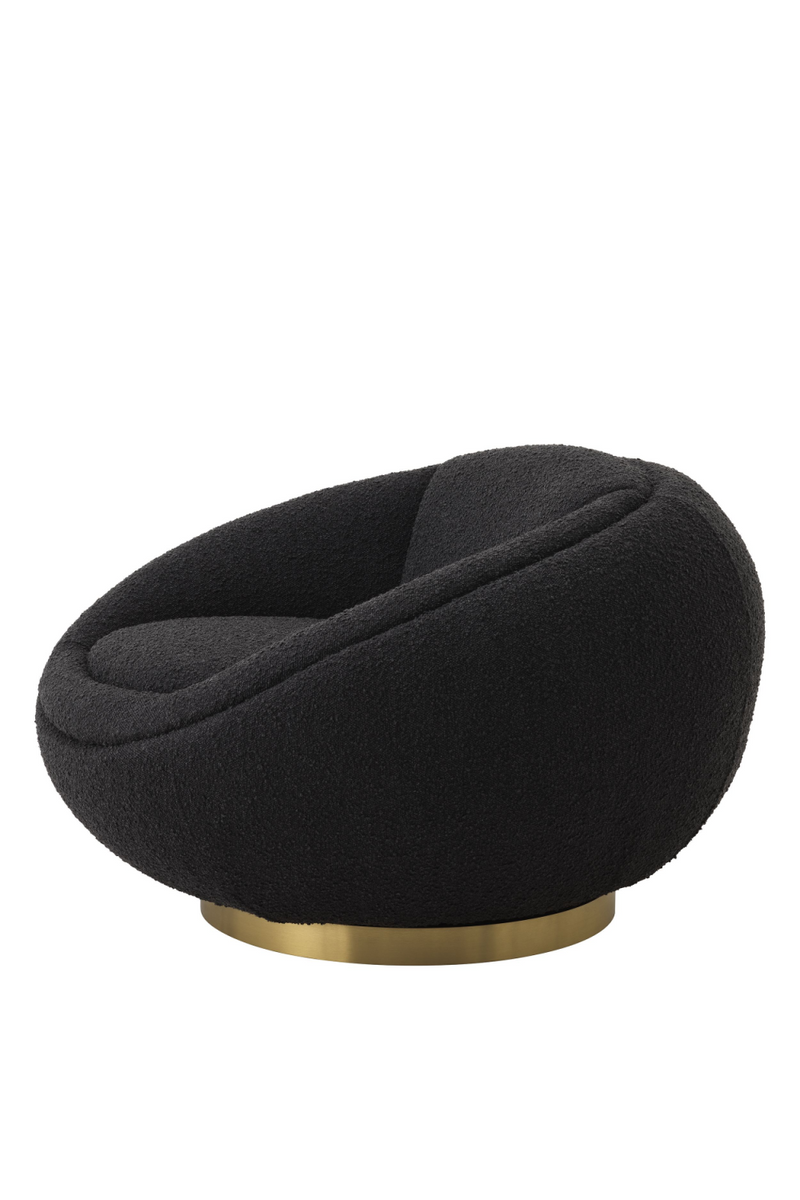 Round Bouclé Swivel Chair | Eichholtz Bollinger | Oroatrade.com