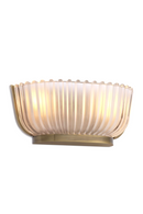 Fluted Frosted Glass Wall Lamp | Eichholtz Artos | OROA TRADE