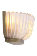 Fluted Frosted Glass Wall Lamp | Eichholtz Artos | OROA TRADE