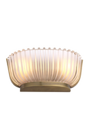 Fluted Frosted Glass Wall Lamp | Eichholtz Artos | OROA TRADE
