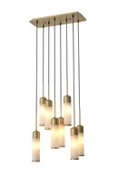 Tubular Alabaster Modern Chandelier | Eichholtz Eos | OROA TRADE