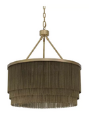 Round Golden Fringed Chandelier | Eichholtz Tissot | Oroatrade.com