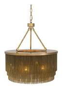 Round Golden Fringed Chandelier | Eichholtz Tissot | Oroatrade.com