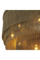 Round Golden Fringed Chandelier | Eichholtz Tissot | Oroatrade.com