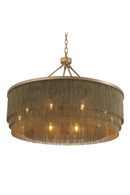 Round Golden Fringed Chandelier | Eichholtz Tissot | Oroatrade.com