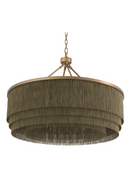 Round Golden Fringed Chandelier | Eichholtz Tissot | Oroatrade.com