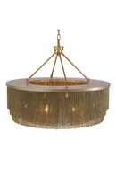 Round Golden Fringed Chandelier | Eichholtz Tissot | Oroatrade.com