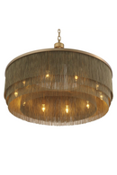 Round Golden Fringed Chandelier | Eichholtz Tissot | Oroatrade.com