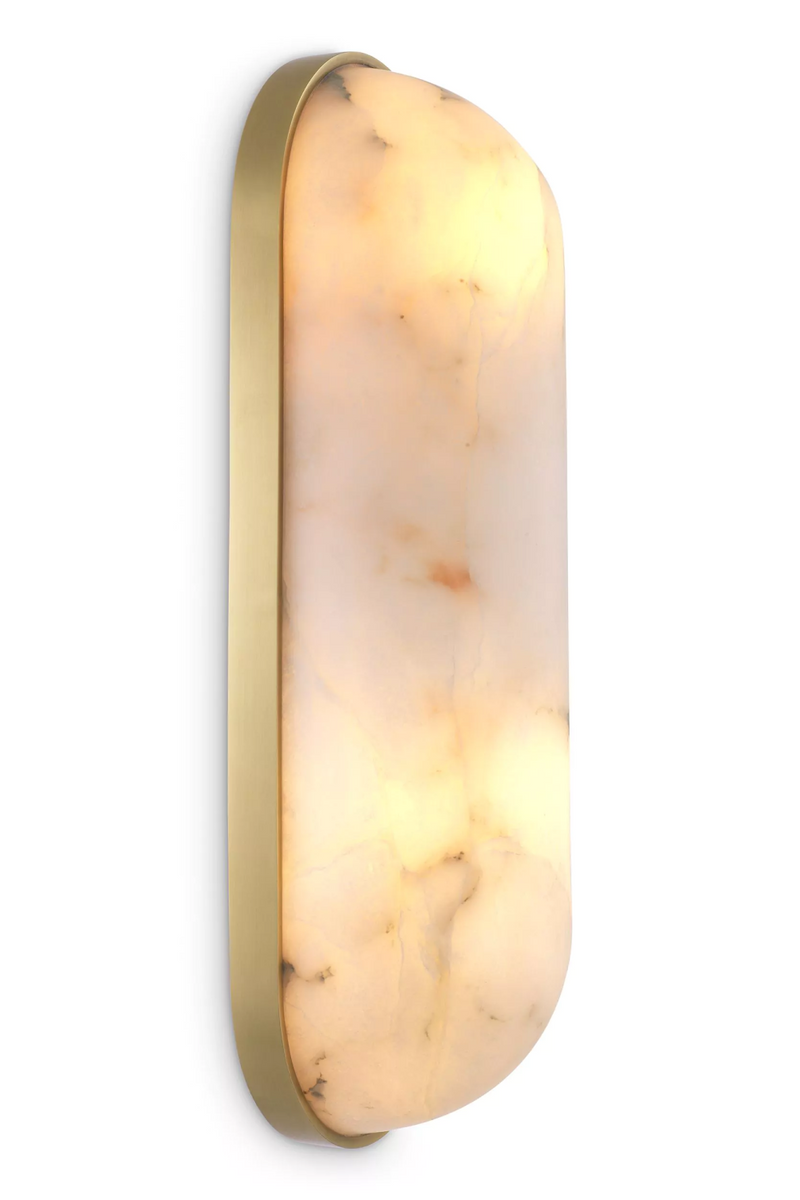 Elongated Alabaster Wall Lamp | Eichholtz Sumo | OROATRADE.com