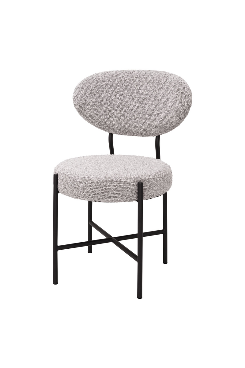 Gray Bouclé Dining Chairs (2) | Eichholtz Vicq  | Oroatrade.com