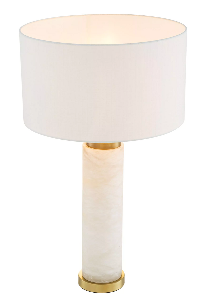 White Drum Shade Table Lamp | Eichholtz Lxry | OROATRADE.com