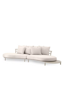 White Curved Outdoor Sofa | Eichholtz Laguno | Oroatrade.com