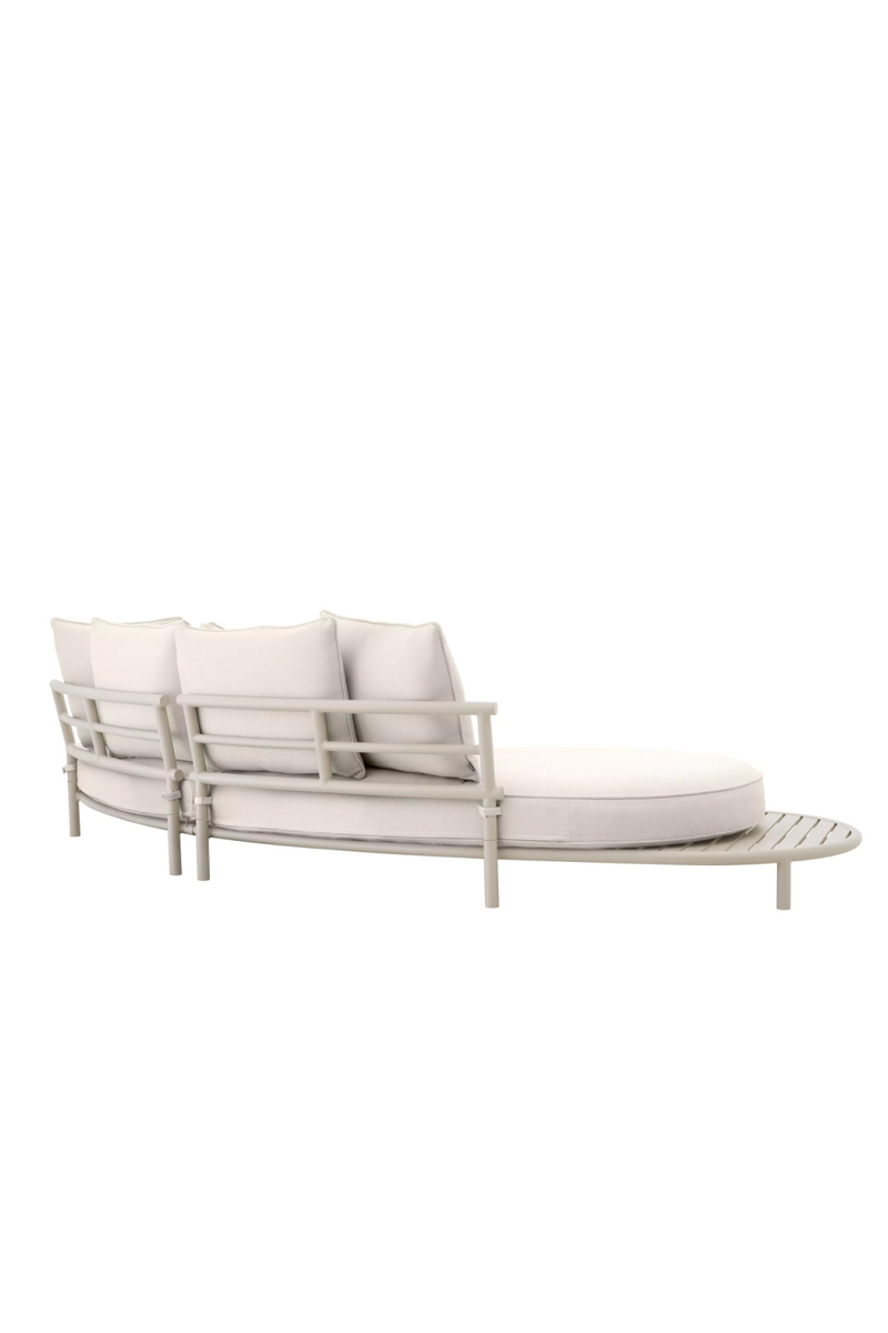 White Curved Outdoor Sofa | Eichholtz Laguno | Oroatrade.com