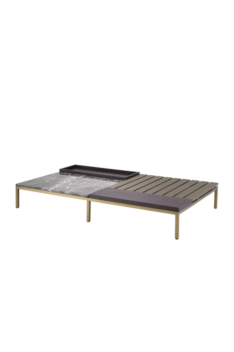 Marble And Brass Coffee Table | Eichholtz Forma | Oroatrade