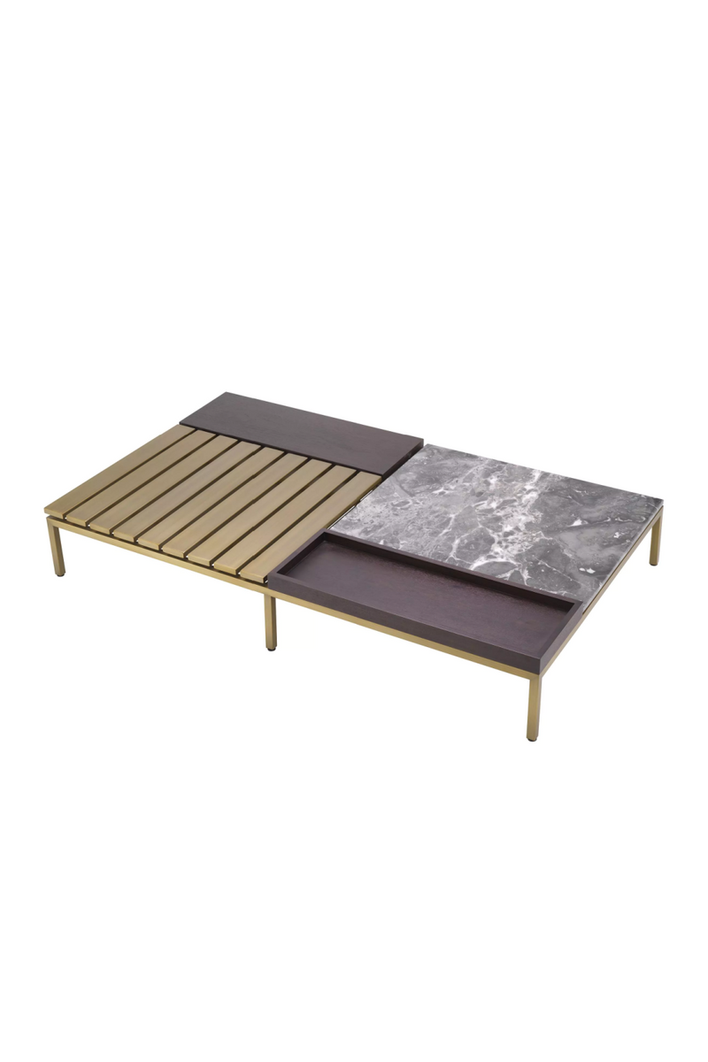 Marble And Brass Coffee Table | Eichholtz Forma | Oroatrade
