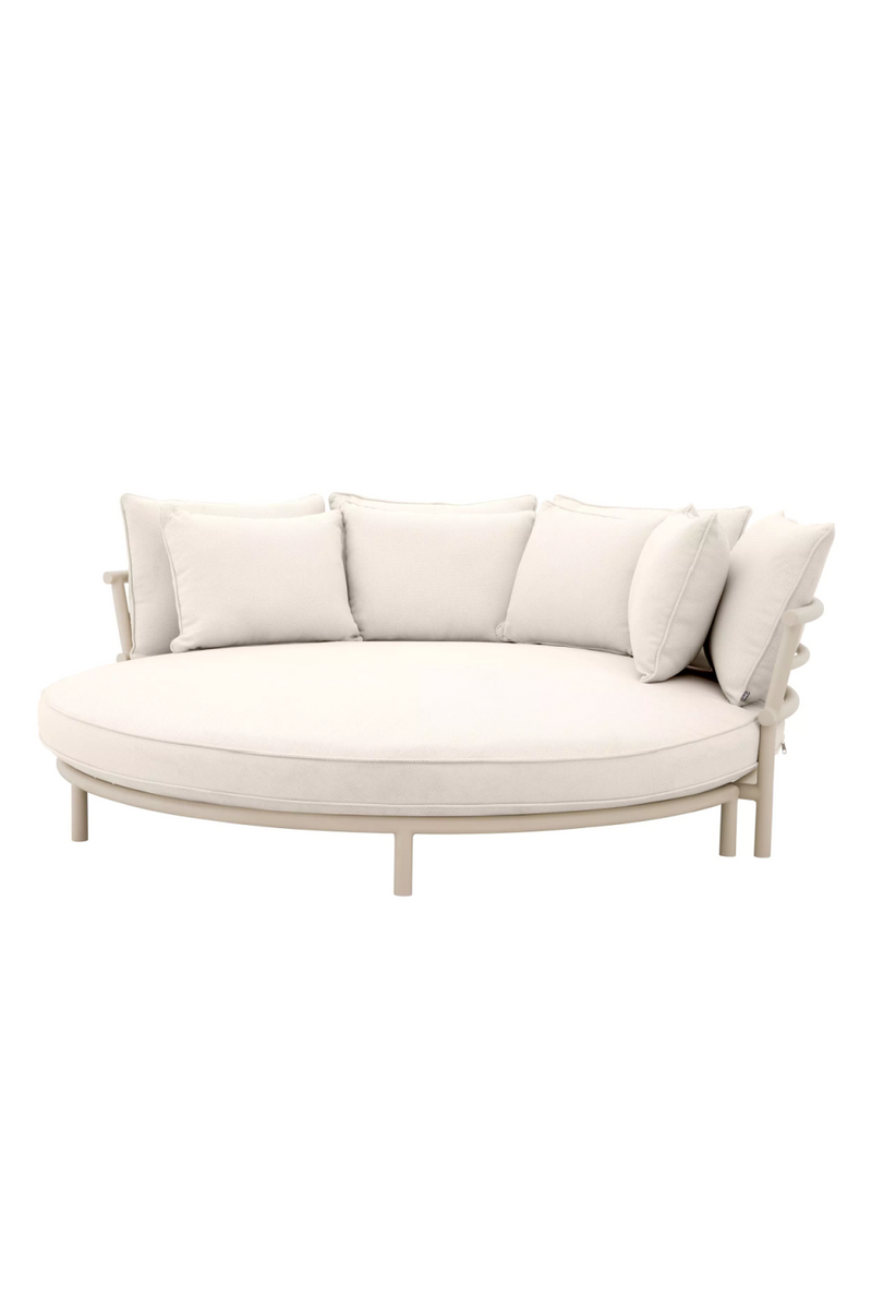 White Round Outdoor Sofa | Eichholtz Laguno | Oroatrade.com