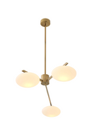 Elliptical White Glass Chandelier | Eichholtz Evergreen | Oroatrade.com