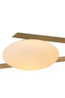 Elliptical White Glass Chandelier | Eichholtz Evergreen | Oroatrade.com