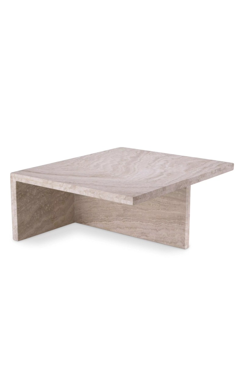 Minimalist Travertine Coffee Table | Eichholtz Amara | Oroatrade.com