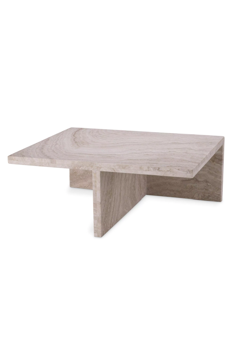 Minimalist Travertine Coffee Table | Eichholtz Amara | Oroatrade.com