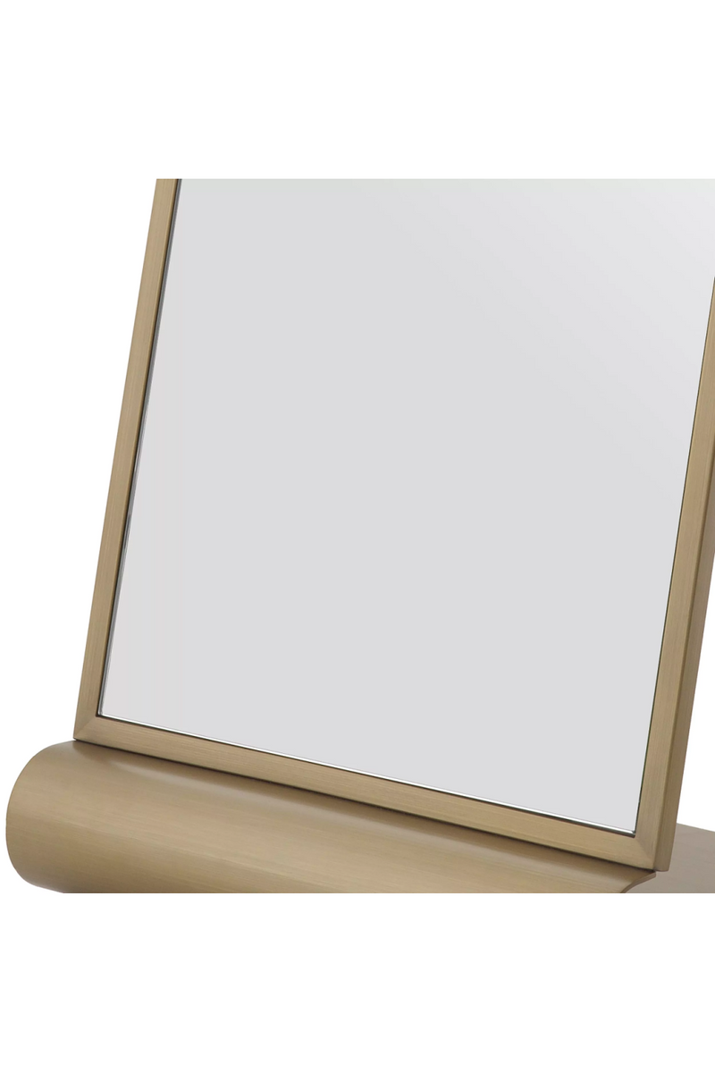 Rectangular Brass Floor Mirror | Eichholtz Panorama | Oroatrade.com