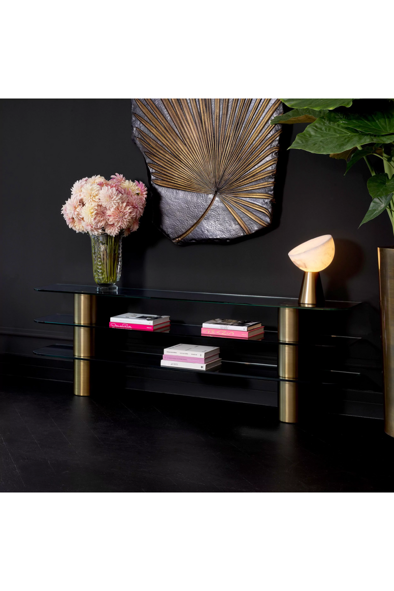 Clear Glass Console Table | Eichholtz Lunden | Oroatrade.com